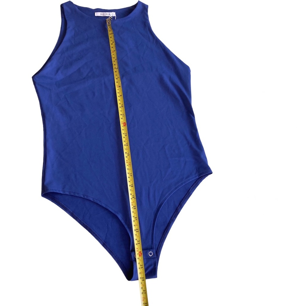 Reoria sleeveless body suit large navy blue - Picture 3 of 9